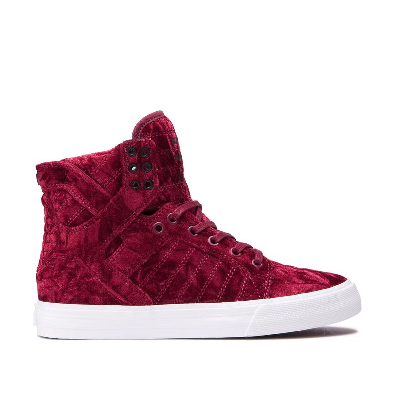 Supra SKYTOP Sneaker High Damen Bordeaux Kaufen IYGZF1540